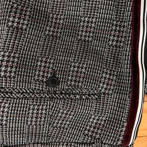 Cropped Check & Herringbone Pants - Picture 5 of 5